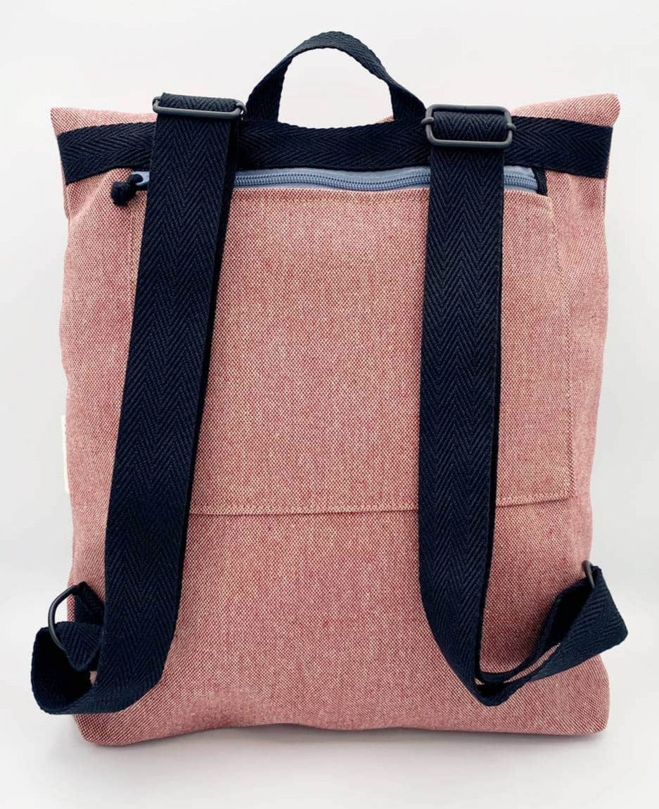NUMON MOCHILA (SAC À DOS) ICONIC, ROJO-ROSADO