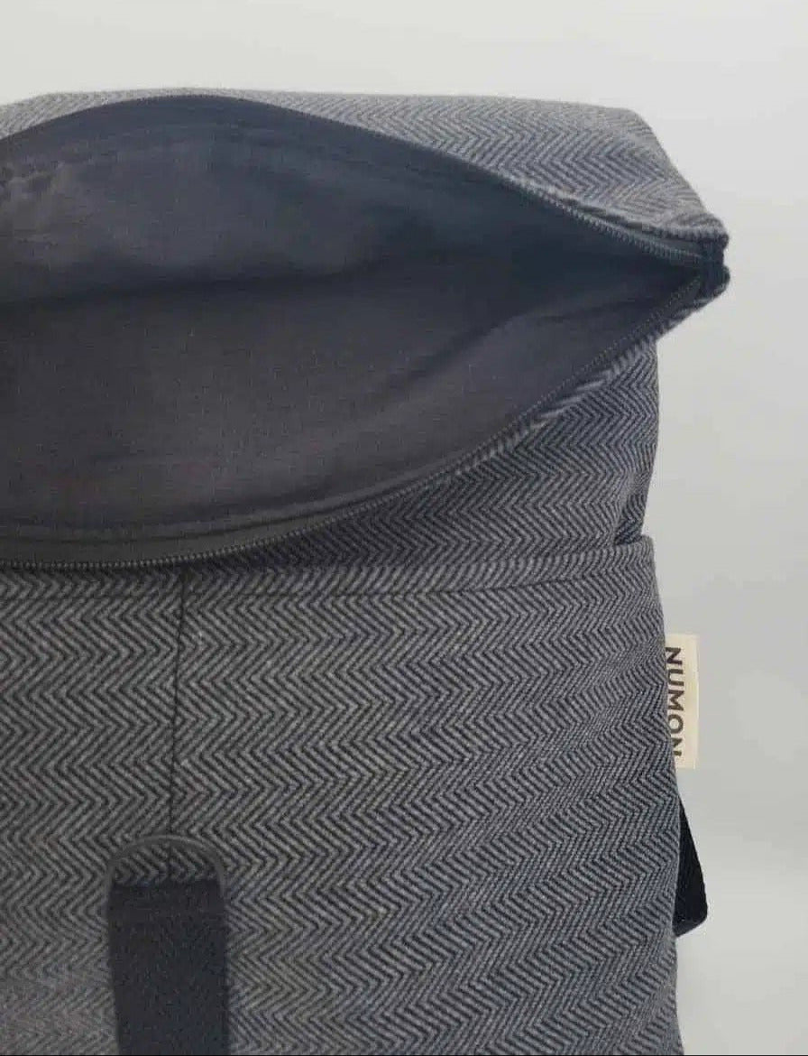NUMON MOCHILA (SAC À DOS) ICONIC, ZIGZAG GREY