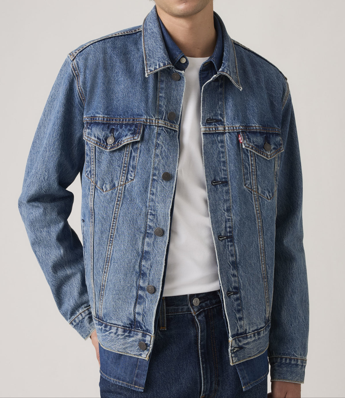Veste en jeans Levi's® Trucker Standard Fit, Stonewash "Million Dollar"