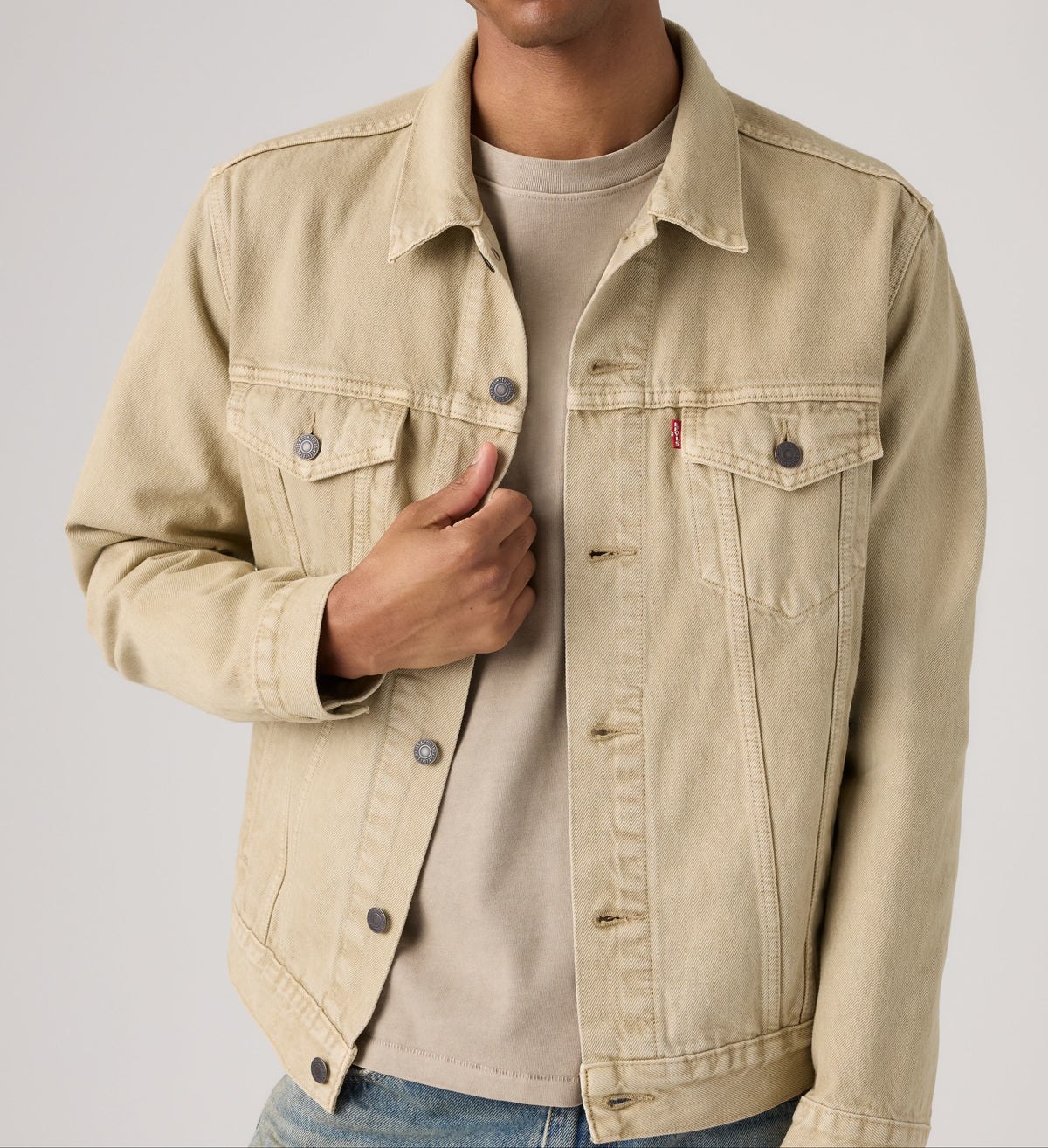 Veste en jeans Levi's® Trucker Standard Fit, Beige "Yellow Sand"