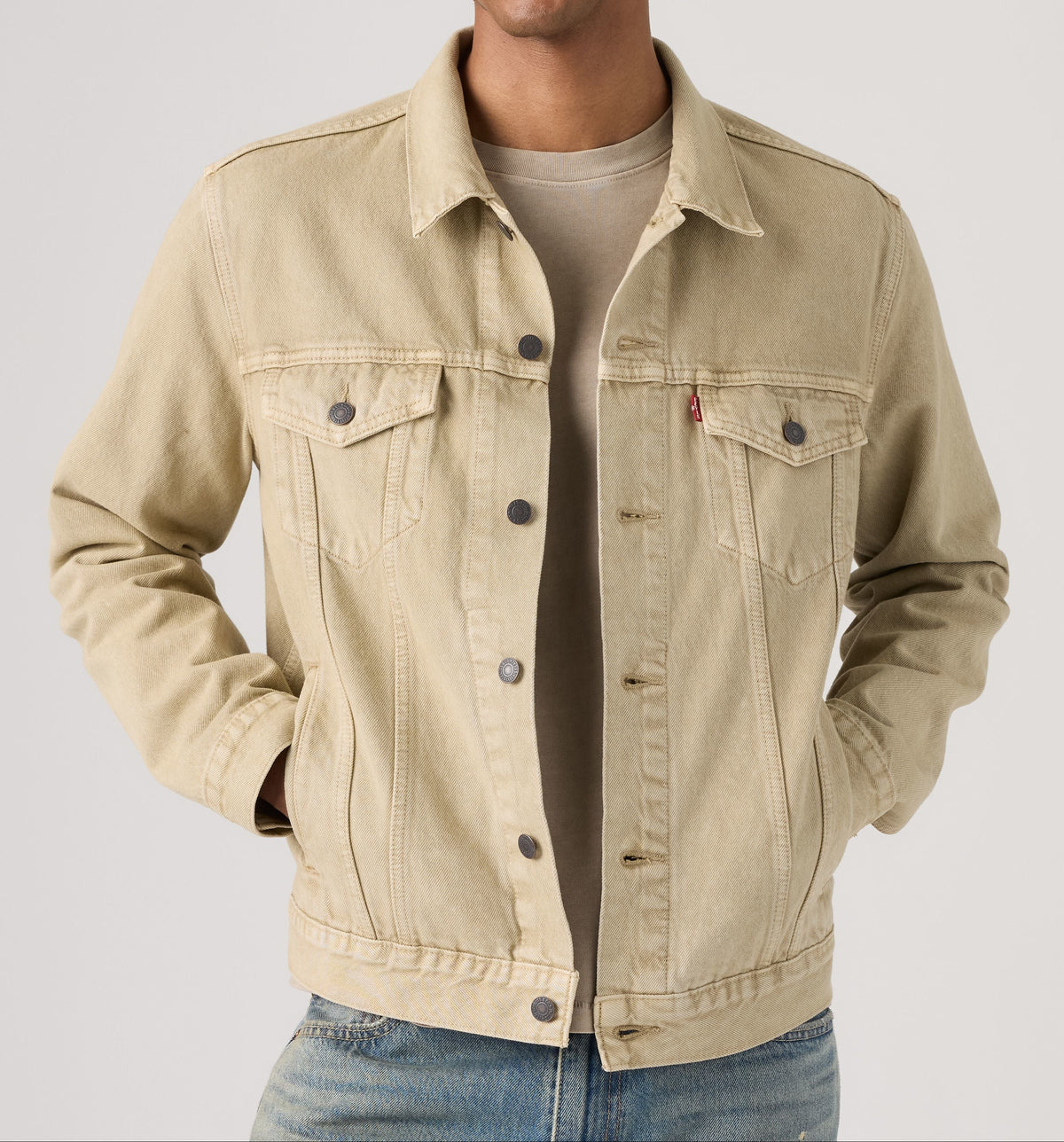 Veste en jeans Levi's® Trucker Standard Fit, Beige "Yellow Sand"