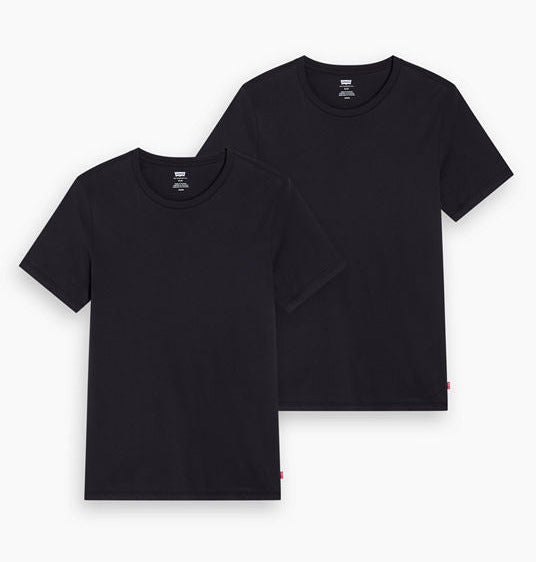 Levi's® 2 Pack T-Shirt SLIM Fit, schwarz