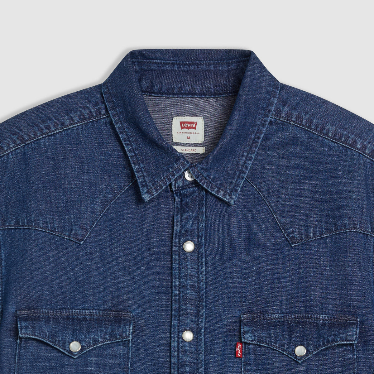 Levi's® Jeans Western Hemd Standard Fit, Dunkelblau unverwaschen "Laurel Dark Wash"