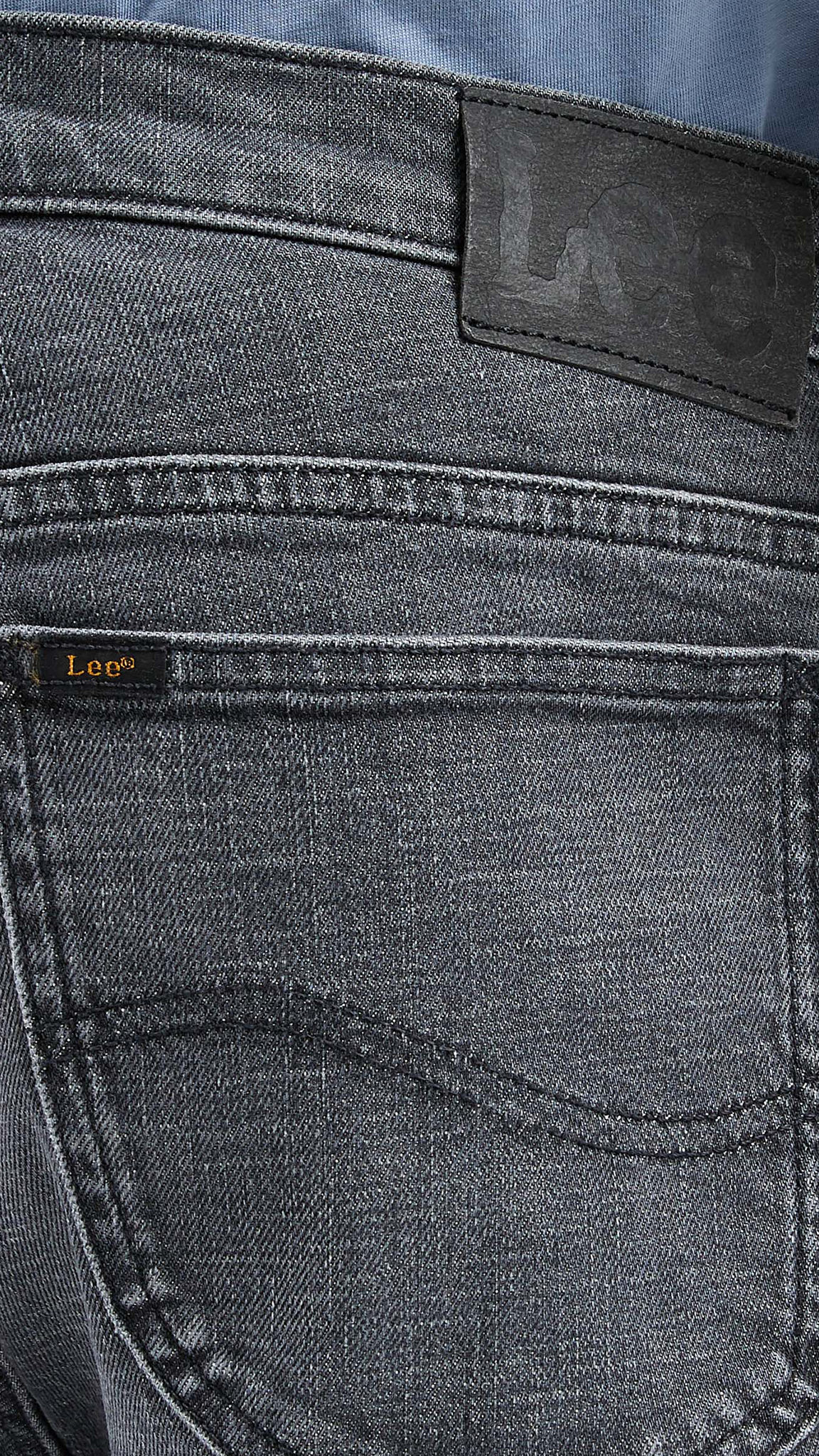 Lee Rider Jeans Slim, dark gray washed out