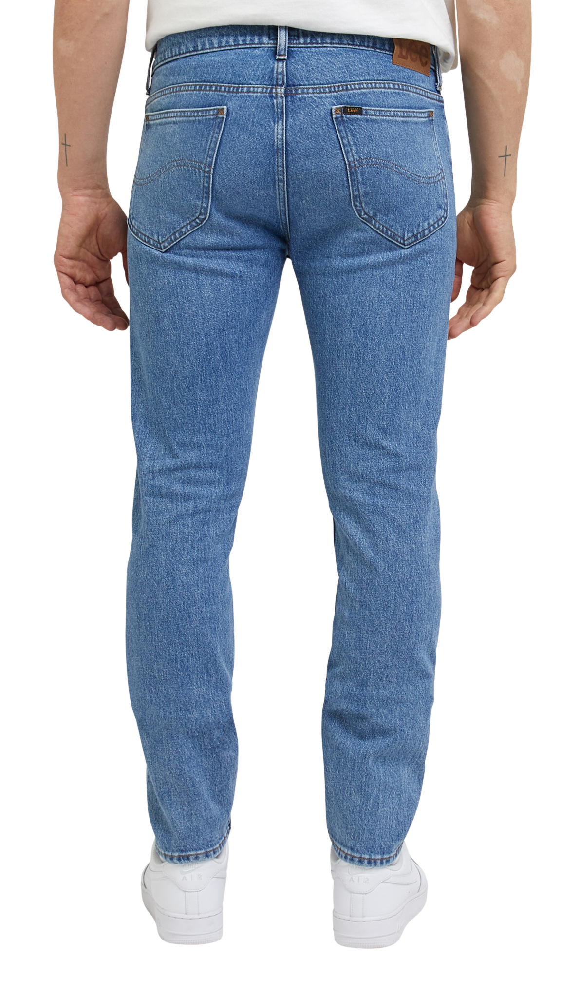 Lee Rider Jeans Slim, light blue