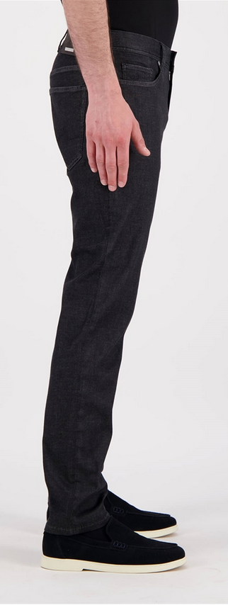 Alberto Jeans Pipe, regular slim fit, schwarz leichter Premium Denim