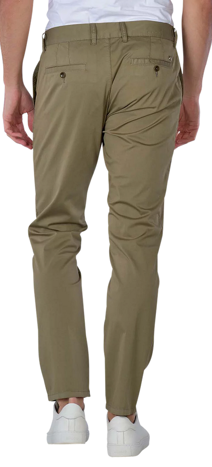 Alberto LOU Chino Light Baumwoll-Stretch, Olive