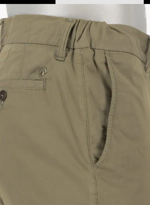 Alberto LOU Chino Light Baumwoll-Stretch, Olive
