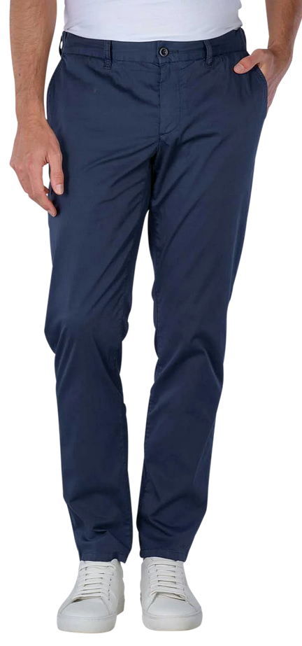 Alberto LOU Chino Light Baumwoll-Stretch, Navy