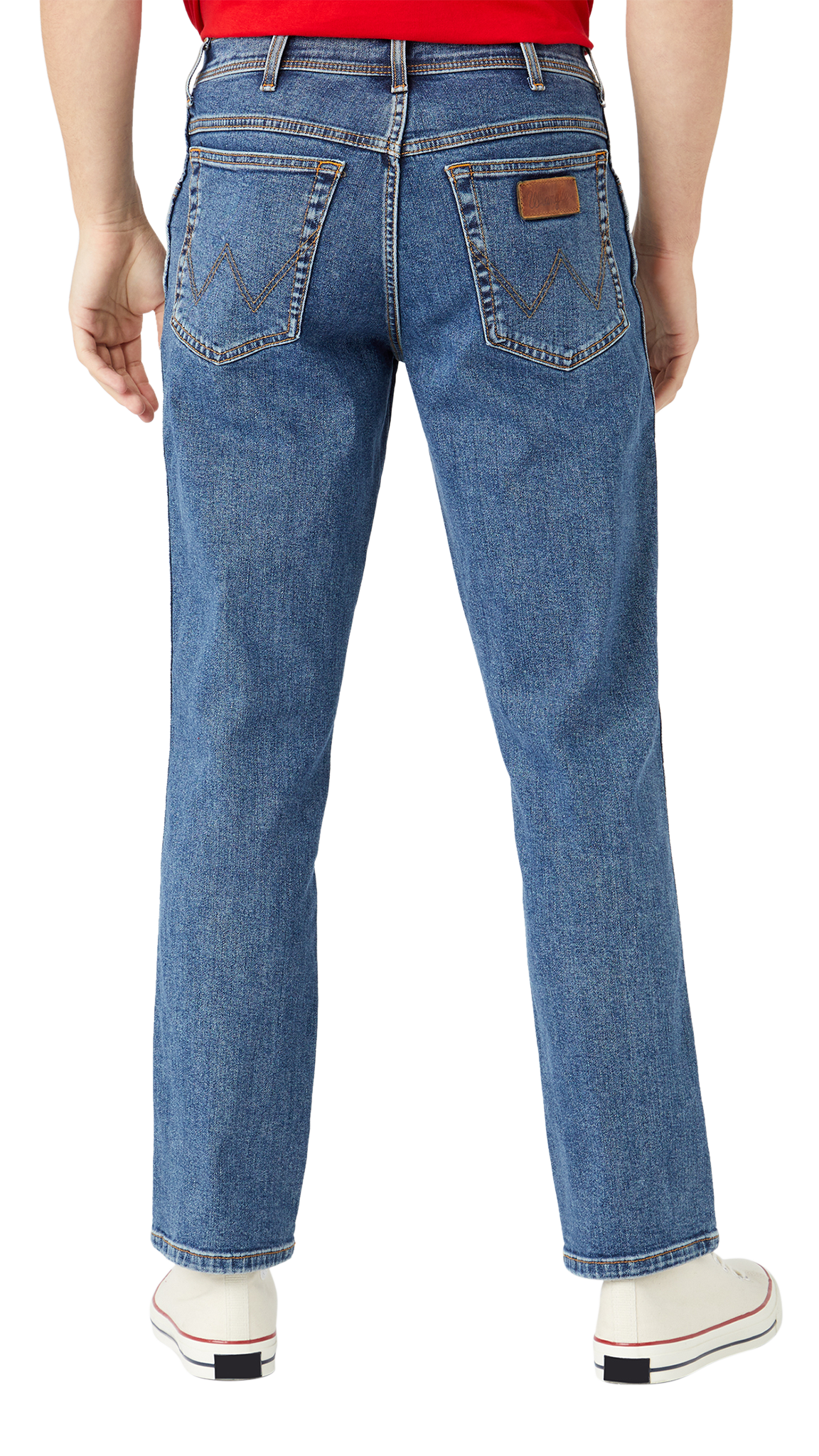 Wrangler Texas Stretch Jeans Straight, Stonewash