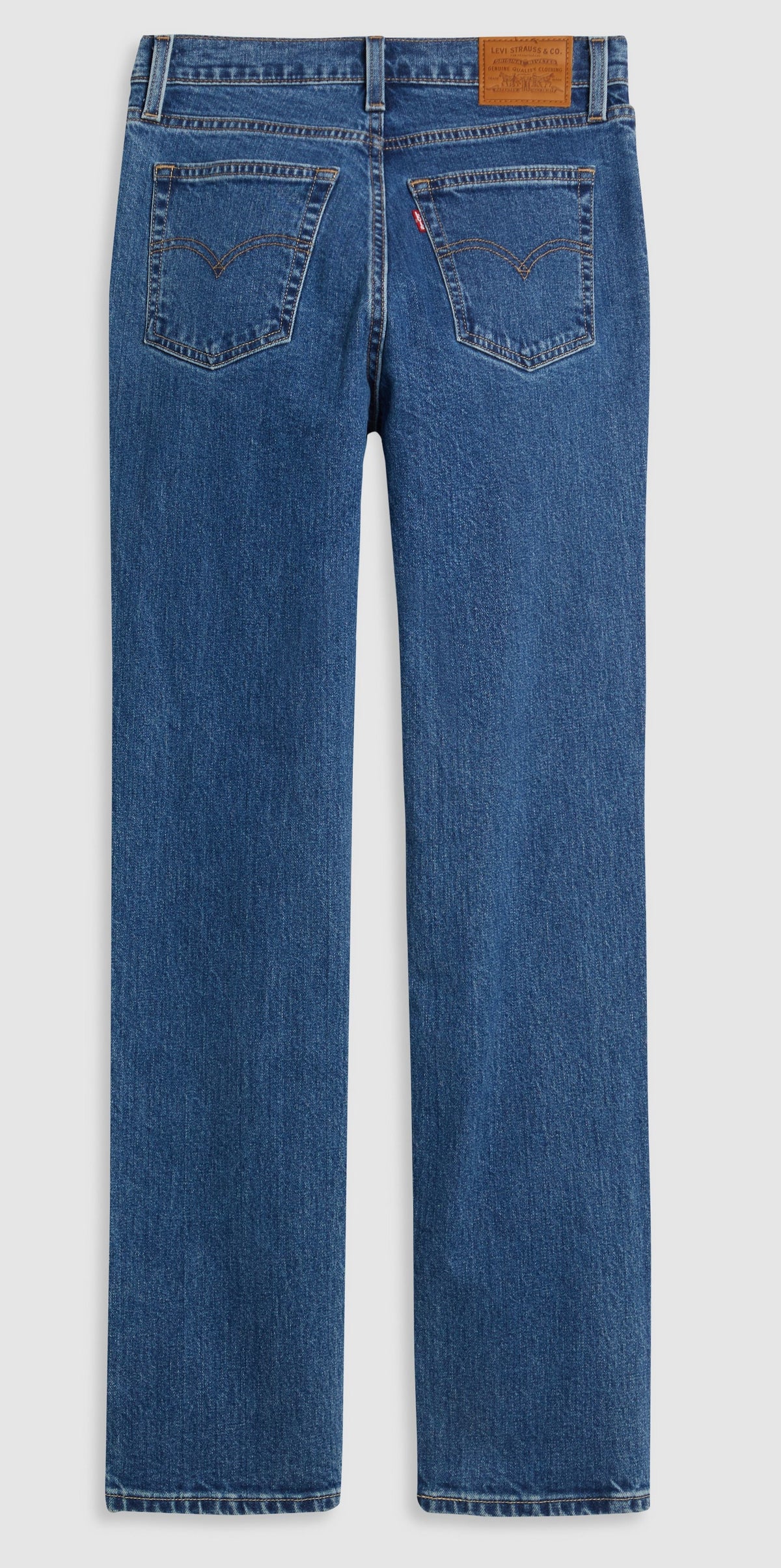 Levi's® 724™ High Rise Straight Jeans, Mittelblau uni  "Mosey Mid Stone"