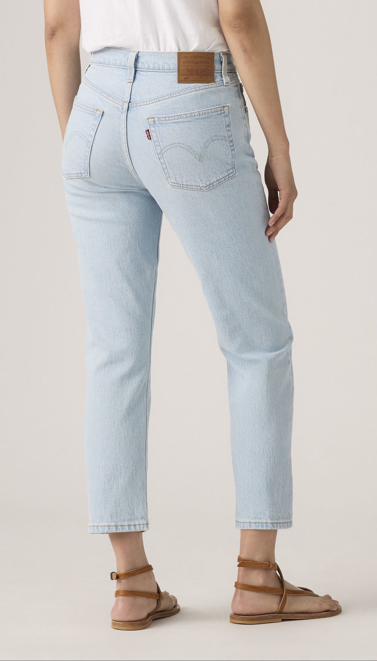 Levi's® 501® Crop Jeans, bleu très clair "Wow Me Over"