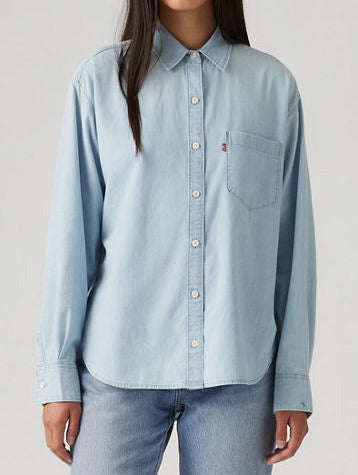 Levi's® Hemd, Standard Fit, Hellblau "Blue Harlie Boyfriend Shirt"