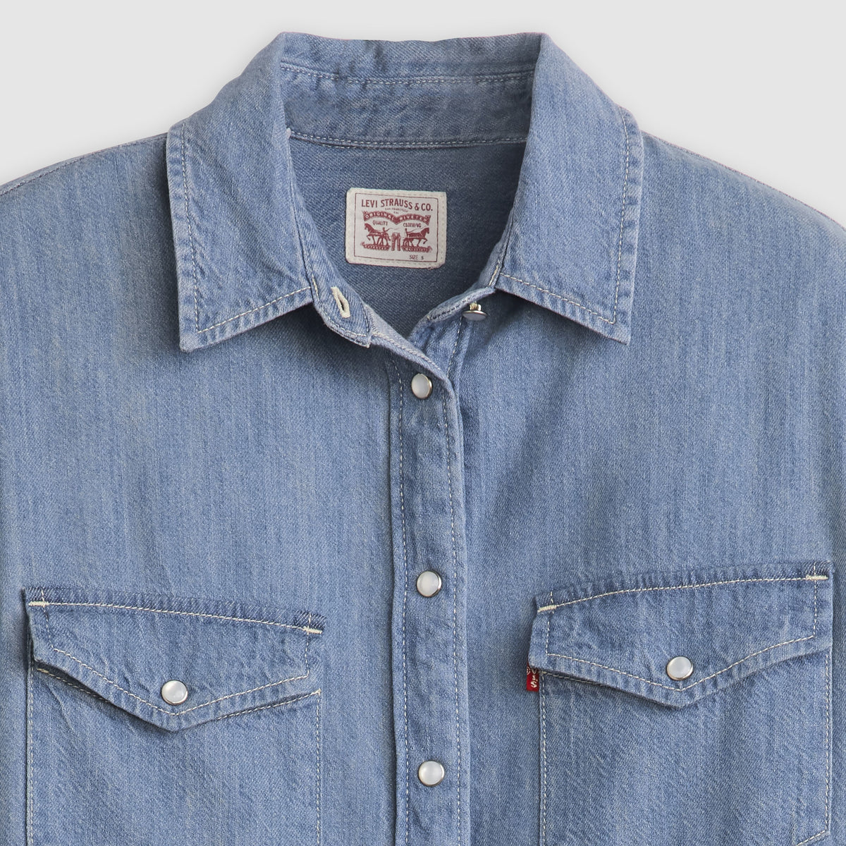 Chemise Levi's en jeans, Standard Fit, Bleu moyen"Play Break"
