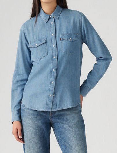 Chemise Levi's en jeans, Standard Fit, Bleu moyen"Play Break"