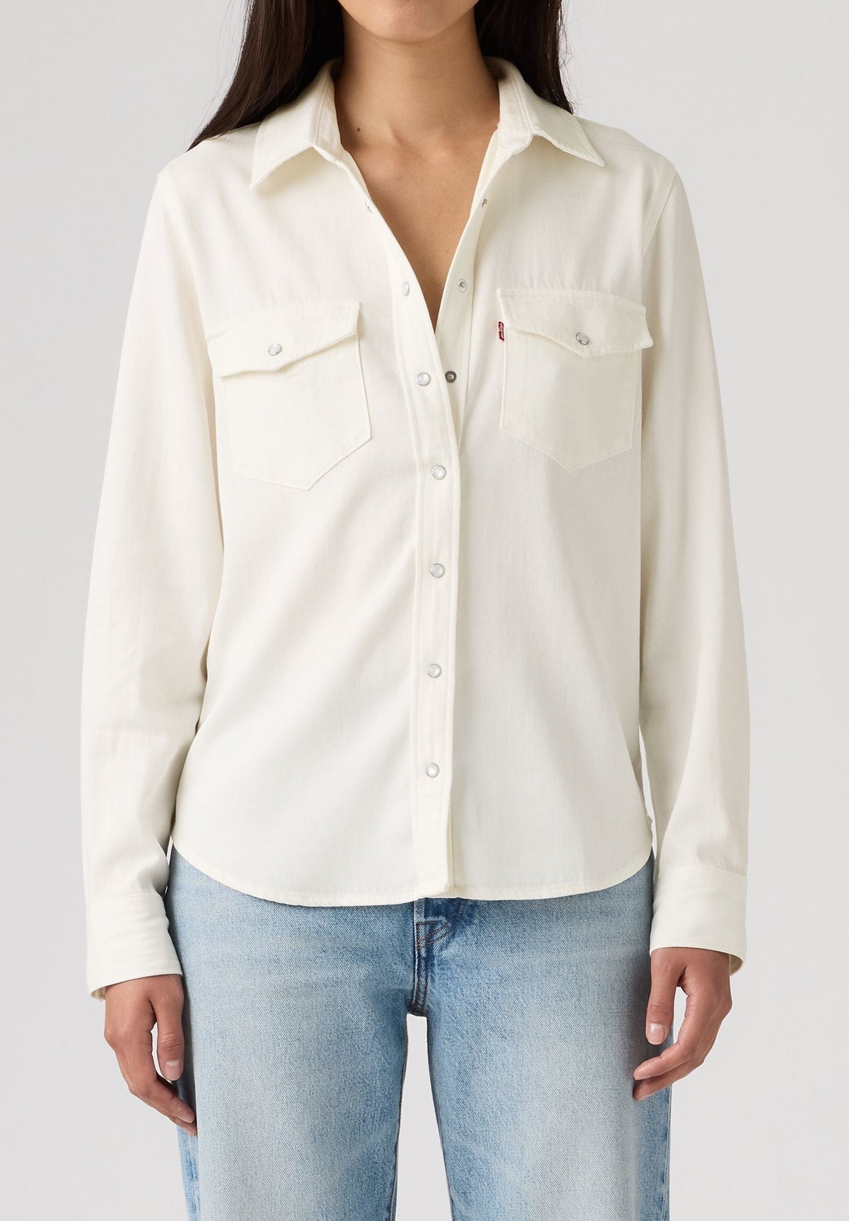 Chemise Levi's en jeans, Standard Fit, Ecru "To do List"
