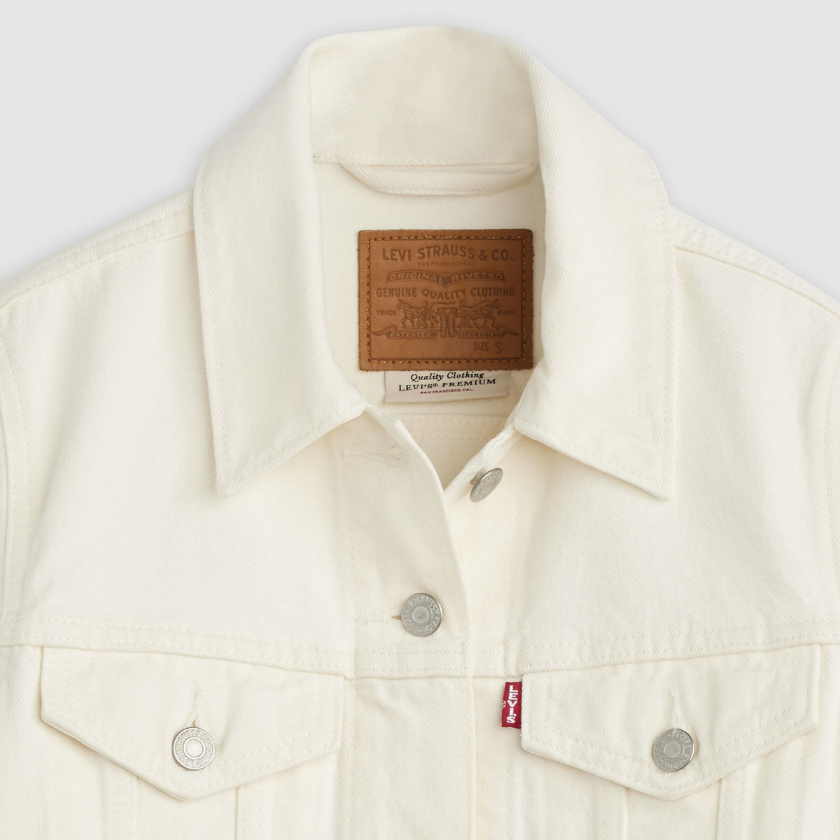 Levi's® Original Trucker Jacket, Ecru "Snowing in LA"