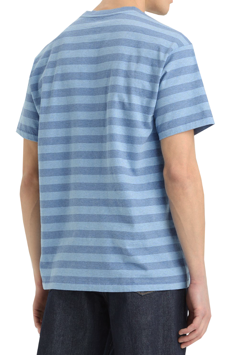 T-shirt vintage de Levi, Blue Striped