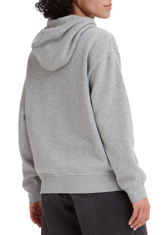 Levi&#39;s Standard Zip Hoodie, Starstruck Heather Grey, back