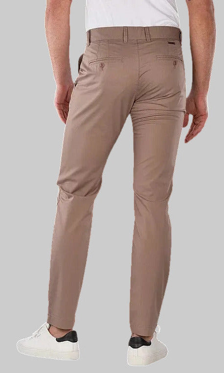 Alberto LOU Chino Gabardine Ceramica, Braun