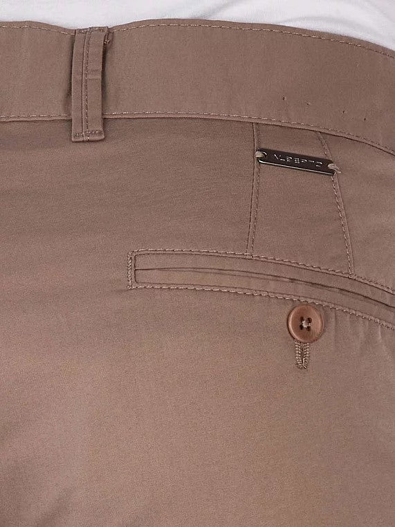 Alberto LOU Chino Gabardine Ceramica, Braun