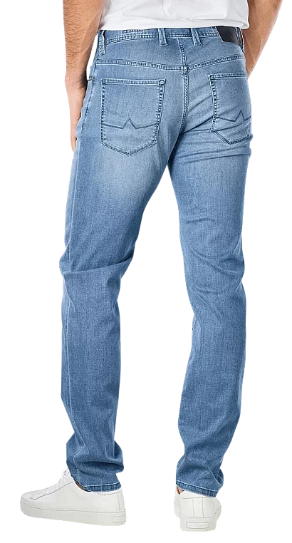 Alberto Jeans PIPE Regular Slim, Bleu clair "Denim léger d'été"