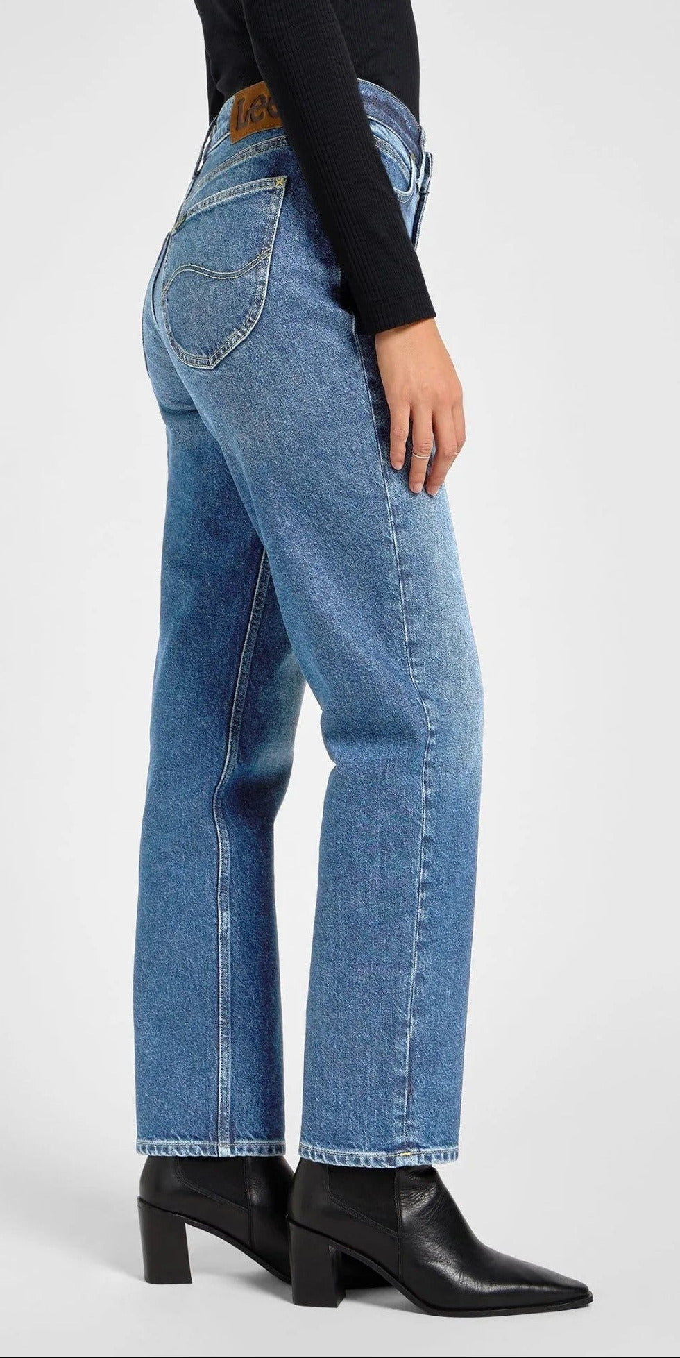 Lee Carol Straight, Bleu clair délavé "Denim Classic"