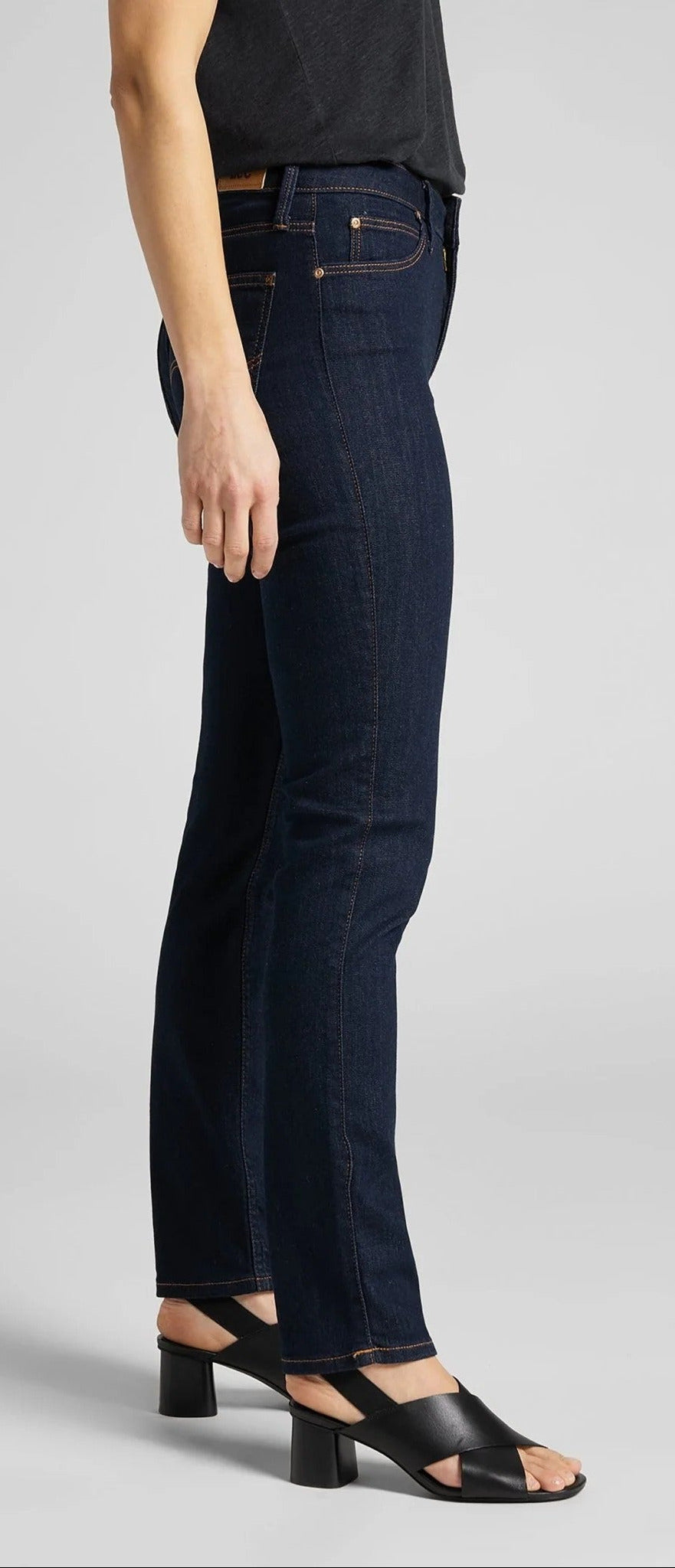 Lee Elly Slim, Bleu foncé "Rinse"