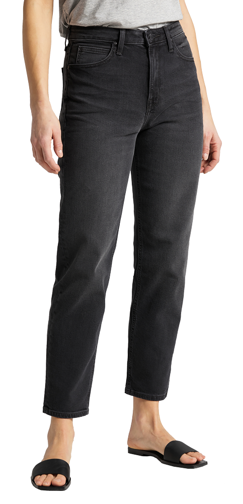 Lee Carol Cropped Jeans Straight, Captain Black, Frontansicht