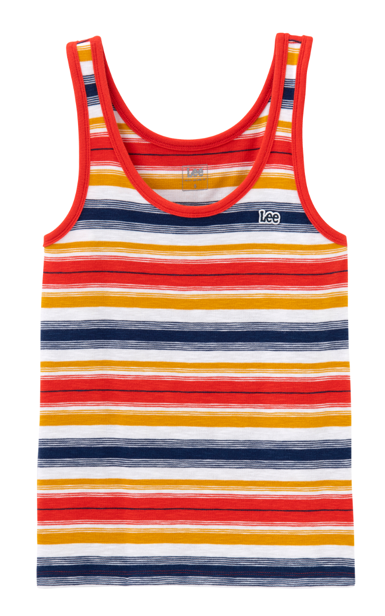 Lee Slim Tank Top, Poppy Red, Frontansicht