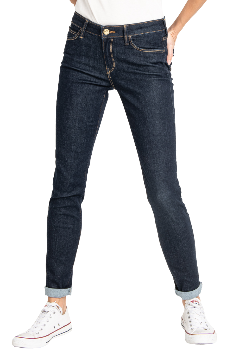 Lee Scarlett Jeans skinny, dunkelblau, Rinse, Frontansicht