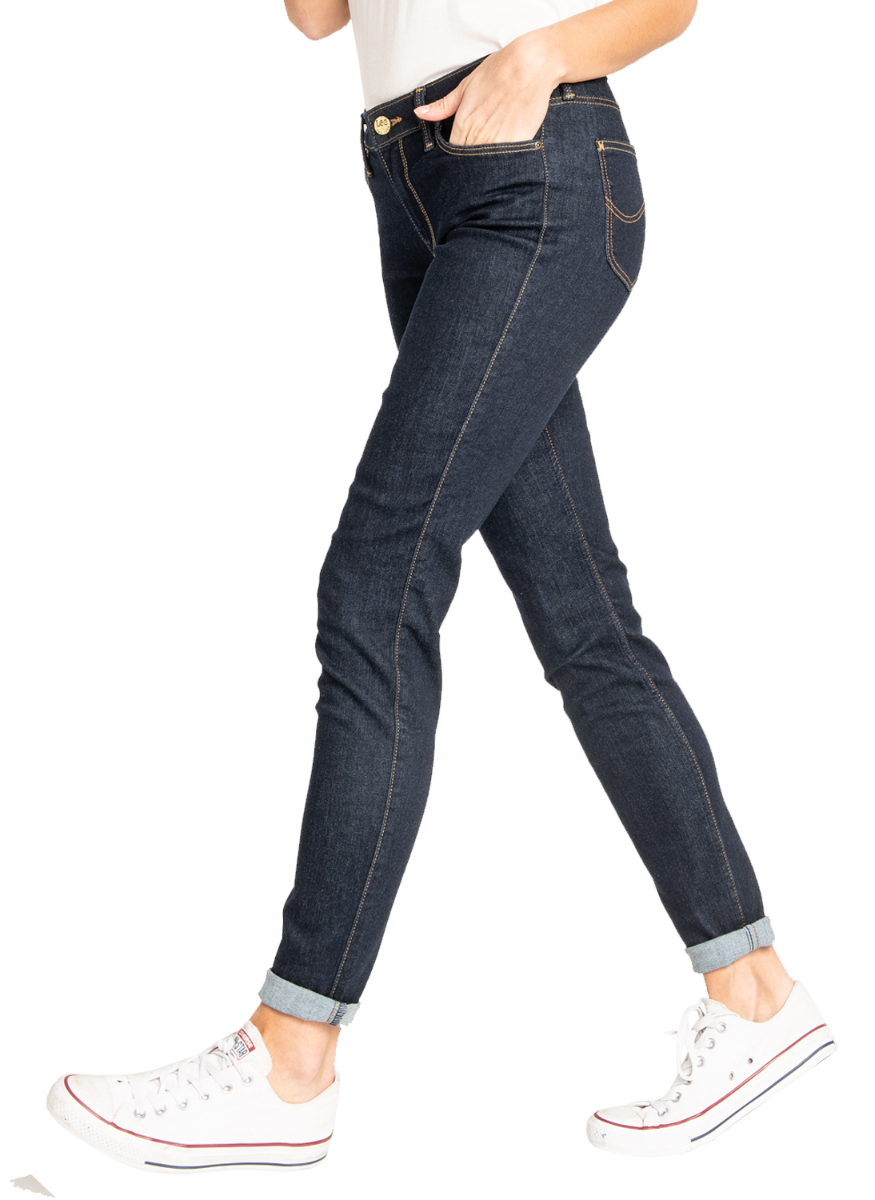 Lee Scarlett Jeans skinny, dark blue, Rinse, side