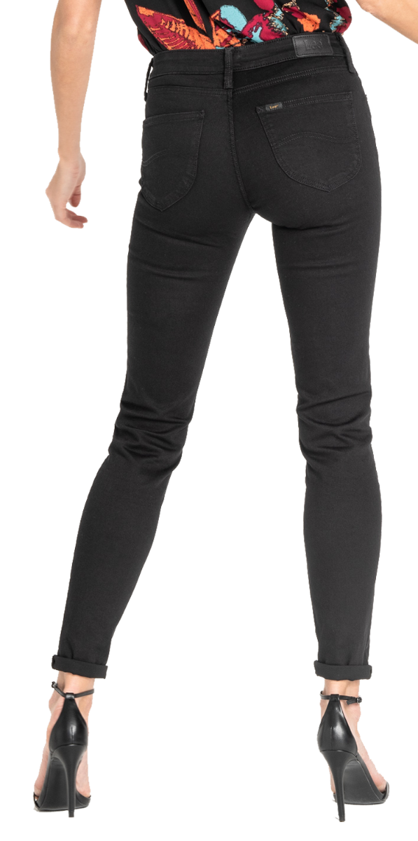 Lee Scarlett Jeans skinny, black, Black Rinse, back