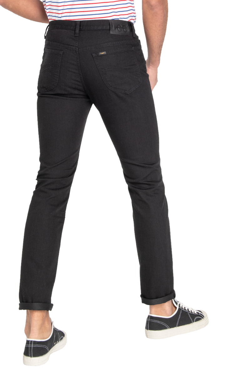 Lee Rider Jeans Slim, Black, back